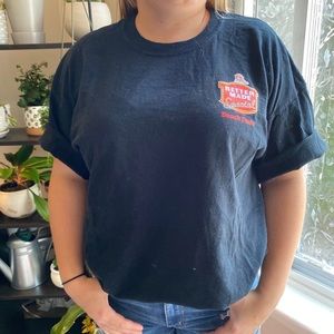 Better Made Special Snack Foods Mens Black Shirt Size XL Detroit MI